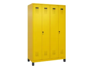PBM-locker,HxBxD 1950x1200x500mm,4vak,vak B 300mm,draaigrendel - 2