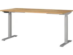 Elektrisch ihv bureau,HxBxD 720-1200x1600x800mm,blad Navarra-eiken