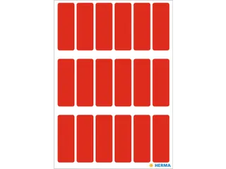 HERMA 3652 Universele etiketten 12x34mm Rood 90 stuks - 2