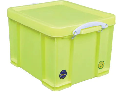 Opbergdoos 35 Liter Neongeel
