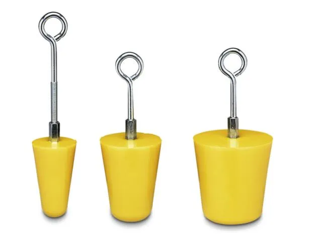 Afdichtingsplug,LxØ 120x100mm,PU,geel