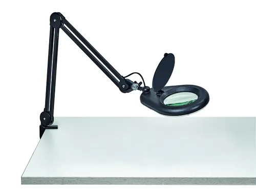 Loeplamp MAUL Viso LED tafelklem zwart