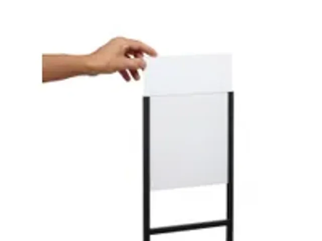 OUTLET Europel Infostandaard A4 Zwart metaal met Acryl Display
