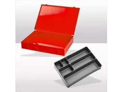 assortimentskoffer,HxBxD 50x335x240mm,6vakken
