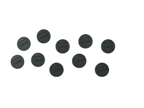 Magneet Nobo 24mm zwart 10 stuks