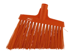 Hygiene 2914-7 Hoekbezem oranje harde lange schuine vezels