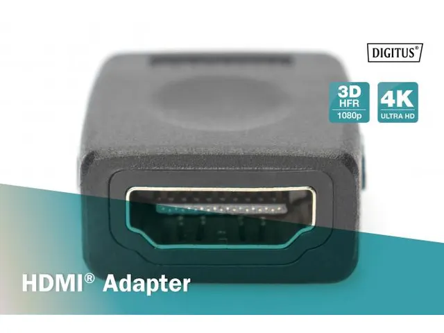 HDMI-adapter type A Bu/Bu UHD 4K@60Hz Zwart