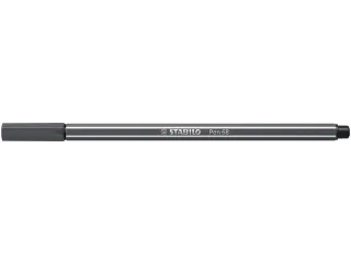 Viltstift STABILO Pen 68/97 medium diepkoud grijs - 7