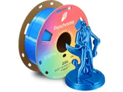 Polymaker 3D printer Filament Panchroma PLA Silk 1,75mm Blauw 1kg