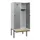 locker met bank,HxBxD 1950x800x815mm,2vak,vak B 400mm,draaigrendel