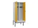 locker met bank,voor scheiding van kleding,HxBxD 2120x800x815mm,2vak
