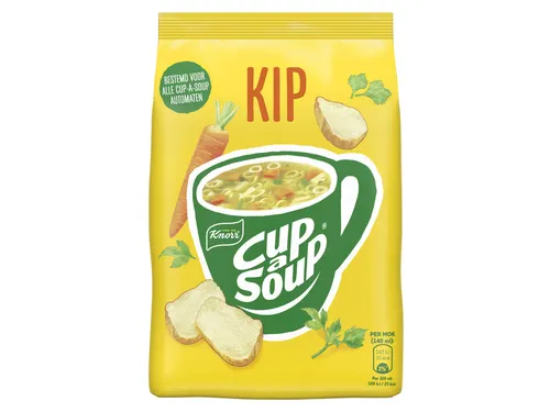 Cup a Soup Knorr machinezak Soep kip 404gr 140ml 40 kopjes