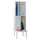 banklocker,dubbeldeks,HxBxD 2150x600x800mm,RAL7035,front RAL7035