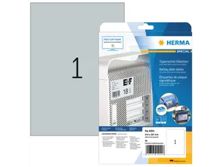 Etiket Herma 4224 210x297mm Weerbestendig Zilver 25 stuks - 2