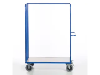 pakketwagen,draagverm. 600kg,laadvl. LxB 1200x800mm,houtetage,RAL5010 - 7
