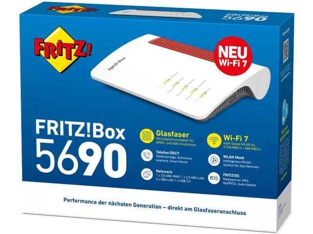 Fritz!Box 5690 draadloze router 2.5 Gigabit Ethernet Dual-band