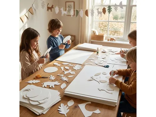 Fotokarton Kangaro 50x70cm 300gr roomwit pak 25 vel