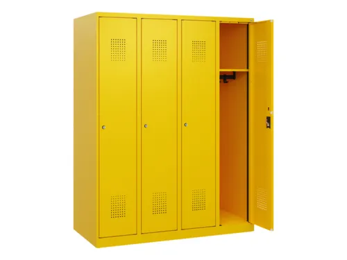schoollocker,HxBxD 1530x1200x500mm,4vak,vak B 300mm,cil.-slot