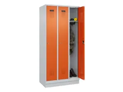 locker,HxBxD 1950x900x500mm,3vak,vak B 300mm,cil.-slot,sokkel