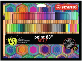 Fineliner STABILO point 88/65 Arty fijn assorti set à 65 stuks - 2