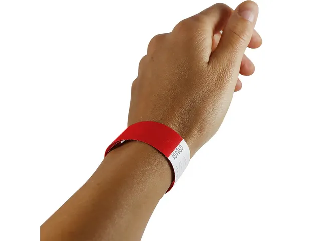 Polsband Combicraft Tyvek rood 100 stuks