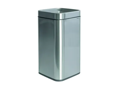 Afvalbak MAULprime 25 Liter Zilver RVS