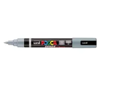Paintmarker Uni POSCA PC-5BR brushpunt M grijs