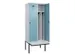 locker met bank,voor scheiding van kleding,HxBxD 2120x800x815mm,2vak