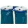 Dubbele Afvalverzamelaar Wand 800x530mm 120 Liter Blauw Staalplaat