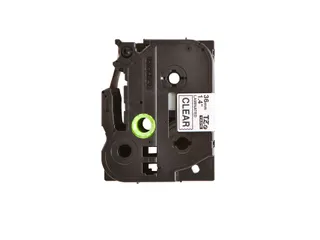 Labeltape Brother P-touch TZe-161 standaard 36mm zwart op transparant - 5