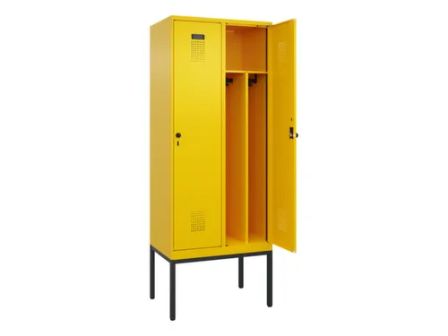 locker voor scheiding van kleding,HxBxD 2120x800x500mm,2vak