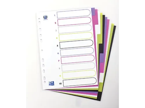Elba Tabbladen MyColour A4 10-Delig 11-Gaats Assorti Kleuren