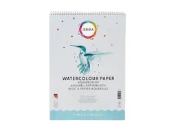 Aquarelblok Qrea A3 20 vel 200gr spiraal