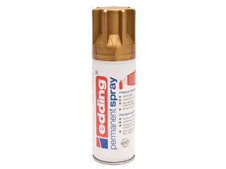 Verfspuitbus edding 5200 permanent spray mat rijkgoud - 1
