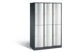 armoire multicases corps RAL7021 face avant RAL7035