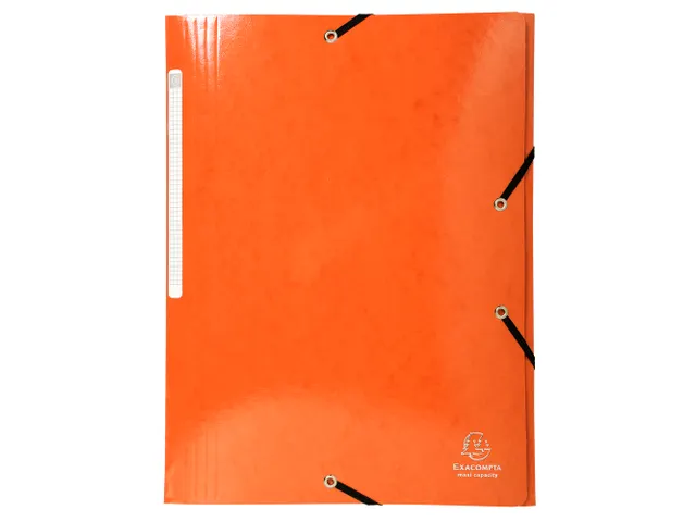 Iderama Elastomap 3 Kleppen Rugetiket Assorti Kleuren Karton