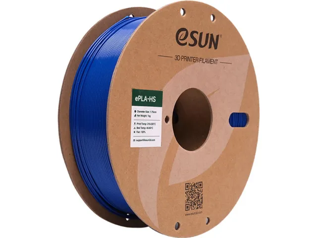 eSUN 3D printer Filament ePLA+HS 1,75mm Blauw 1kg
