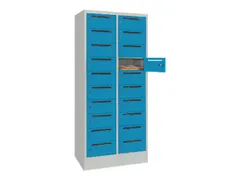 Postsorteerkast 1850x830x500mm 2x10 Vakken Ral7035 Front Ral5012