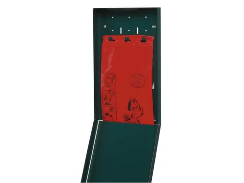 Hondenpoepzakje Wand/Paal 430x 265x 60mm Staal Mosgroen