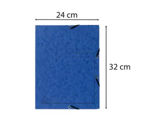 Elastomap3 klep. ged ruckt 355g blauw - 4