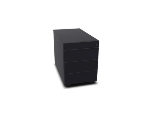 mobiel ladeblok,HxBxD 525x430x800mm,3lade(n),m. greeplijst,CC-zwart