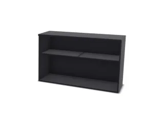 kantoorstelling,opbouwelement,HxBxD 740x1200x445mm,CC-zwart - 2