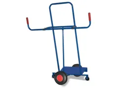 Platenkar 250kg Schop Bxd 550x200mm Hxb 1435x1260mm Massief Rubber