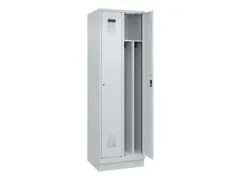locker voor scheiding van kleding,HxBxD 1950x600x500mm,2vak