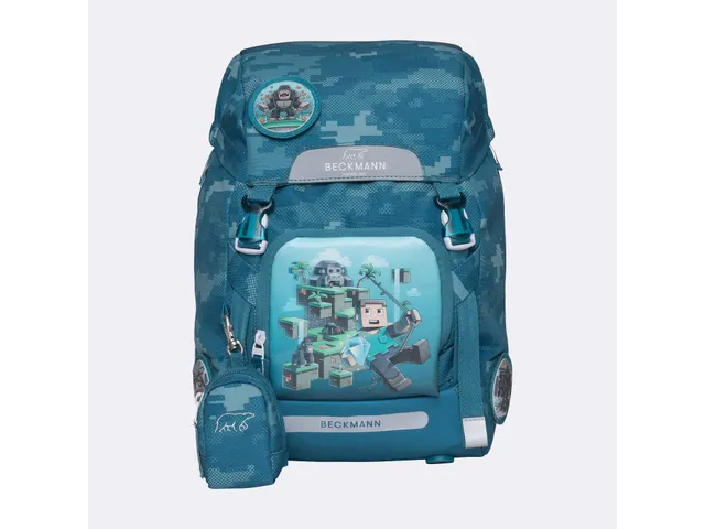 Schooltas Beckmann Classic 22L Jungle game green