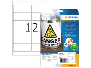 Etiket HERMA 9533 99.1x42.3mm weerbestendig 120 stuks - 2