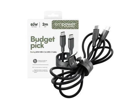PanzerGlass empower by Racing 60W USB-C to USB-C Cable | USB 2.0