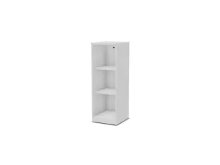 vitrinekast,HxBxD 1155x400x445mm,2xhouten vloer,3 OH,Bl-wit - 1