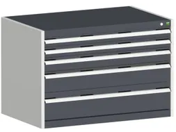 ladekast,HxBxD 700x1050x650mm,5lade(n),lade voor normale belastingen