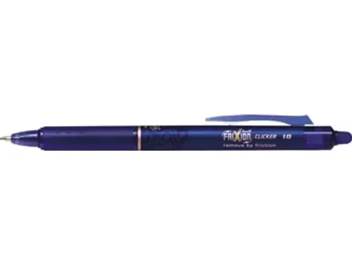 OUTLET Rollerpen Pilot Frixion Ball Clicker 1.0mm Brede punt Blauw